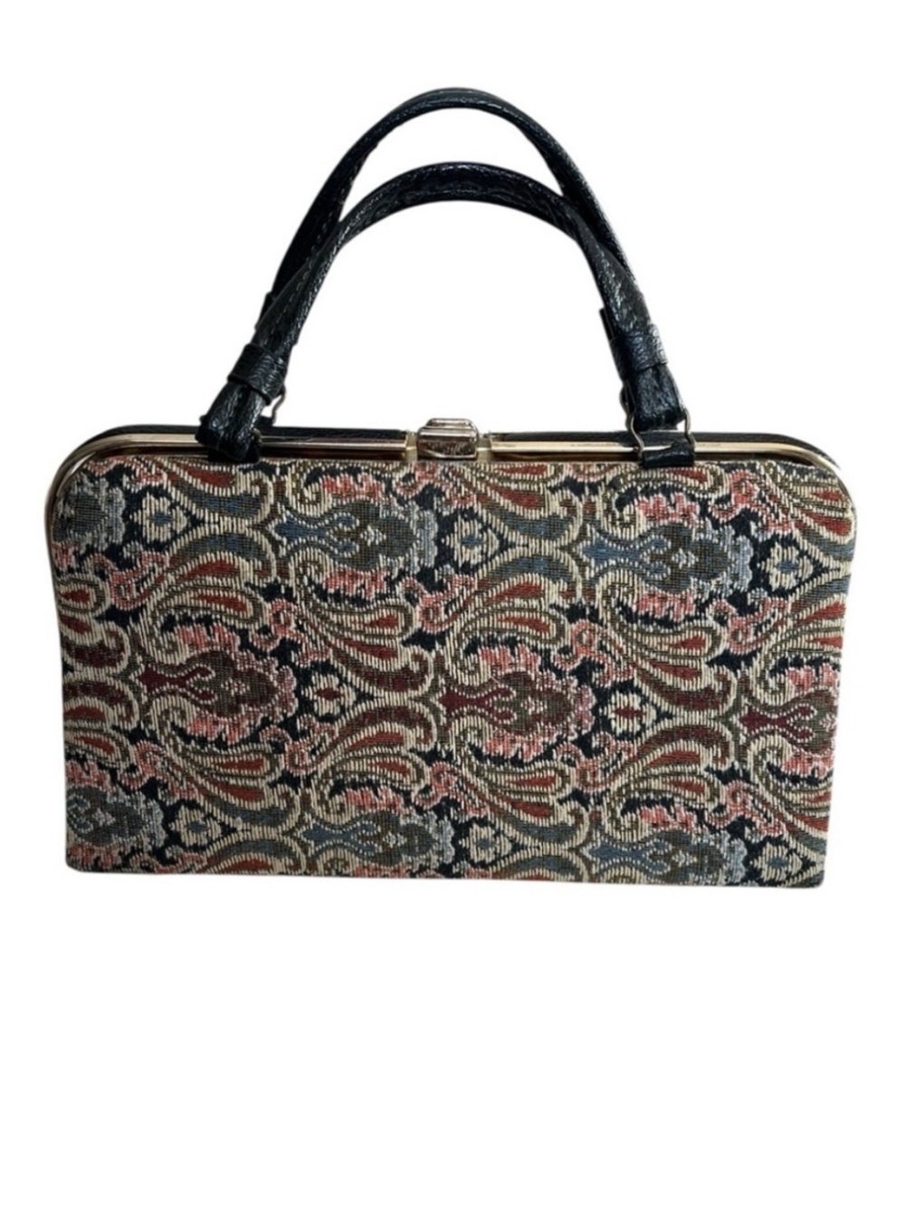 Vintage Tapestry Handbag Purse Boho Grannycore Cottagecore